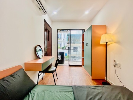 CĂN HỘ 1PN TÁCH BẾP - FULL NỘI THẤT, MÁY GIẶT RIÊNG - BAN CÔNG RỘNG THOÁNG SÁNG - GẦN CHỢ TÂN QUY Q7, 35m2