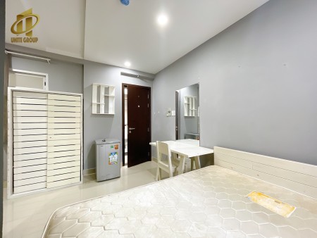 Căn hộ Studio, full nội thất, cửa sổ thoáng, đón gió, đón nắng gần ĐH TDT, RMIT, LOTTE, cầu Kênh Tẻ, 35m2