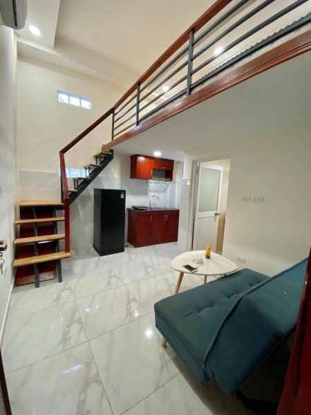Căn hộ full nội thất, cửa sổ thoáng mát, gần KDC Nam Long, Vincom Nam Long, KCX Tân Thuận, 35m2