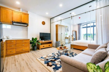Căn hộ 1PN bancon , tách bếp - Gần Ngay Trung Tâm Q7, tiện di chuyển Q4, Q1, Q8, 40m2