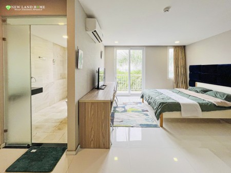 CĂN HỘ STUDIO VỚI TONE MÀU NHẸ NHÀNG HỢP MẮT - BAN CÔNG THOÁNG SÁNG - FULL NT - PHÚ MỸ HƯNG QUẬN 7, 35m2