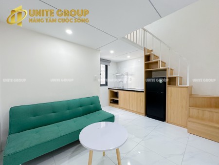 CĂN HỘ DUPLEX NỘI THẤT CƠ BẢN GẦN CRESCENT MALL, 45m2