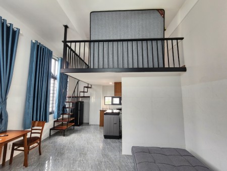 DUPLEX SIÊU RỘNG, GÁC CAO - FULL NỘI THẤT, MÁY GIẶT RIÊNG - 2 CỬA VÒM THOÁNG - GẦN CHỢ TÂN KIỂNG Q7, 35m2