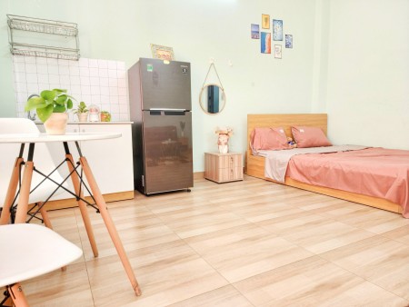 CĂN HỘ MÀU XANH HỒNG NHẸ NHÀNG - FULL NỘI THẤT - BAN CÔNG RIÊNG TƯ CỰC THOÁNG - KDC HIM LAM Q7, 35m2