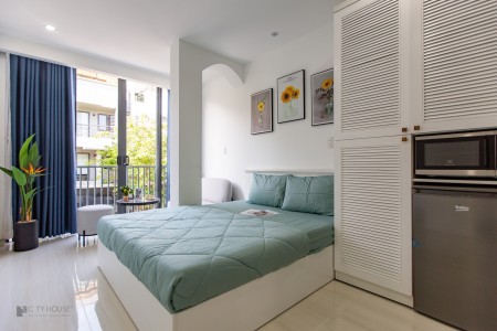 Căn hộ Studio Bancon Full NTKPH Lacaza, KCX TThuận, BigC, trục đường chính NTT, NVL, HTP..., 35m2