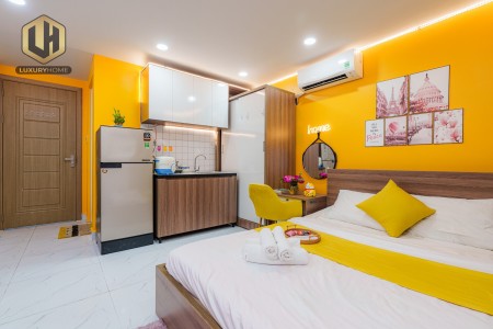 Căn hộ cực xinh Full nội thất - Ban công sau siêu thoáng - Gần chợ Tân Quy, Lotte Mart Quận 7, 30m2