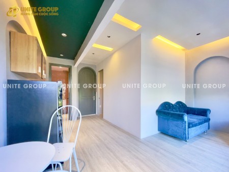 Căn hộ full nội thất, 1 phòng ngủ, cửa sổ thoáng gần ĐH Tôn Đức Thắng, Đại học RMIT, Vòng xoay TS, 40m2