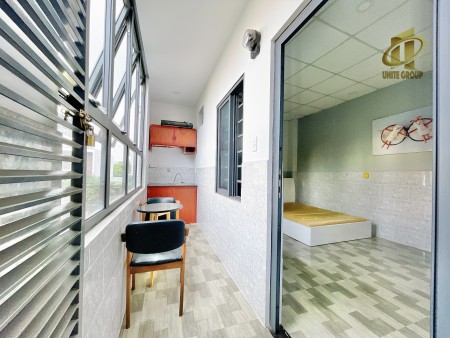 Căn hộ full nội thất, cửa sổ thoáng, tách bếp gần ĐH Tôn Đức Thắng, LOTTE, Chợ Tân Quy, 35m2