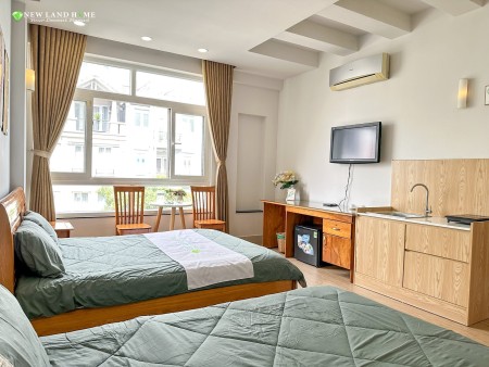 Căn hộ Studio Cửa sổ lớn Full NT cao cấp gần ĐH TDT, ĐH RMIT, Crescent Mall, Lotte Mart, SC Vivo,, 35m2