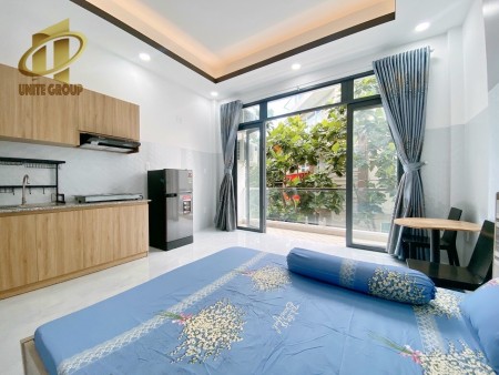 Căn hộ Studio Bancon Full NTgần Cầu Nhị Thiên Đường, CV Bông Sao, TTVH-TT Q8, Bến xe Q8..., 35m2