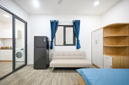Trống các phòng Stuido Full NT, phòng ngủ tách bếp, bancon,có máy giặt riêng, 35m2