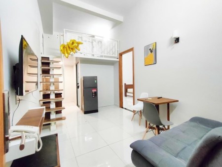 Cho thuê CHDV Duplex + 1PN full nội thất gần Lotte Mart, 35m2