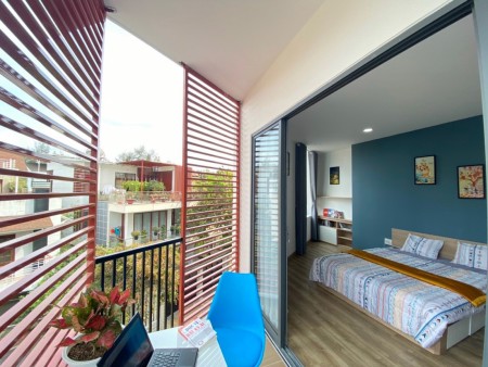 Studio Ban công rộng gần Vòng xoay Trung Sơn, Cầu Kinh Xáng, 30m2
