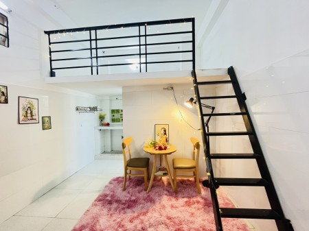 Phòng cho thuê có gác cách sân bay 3p, công viên gia định, quận 3, phú nhuận, 28m2