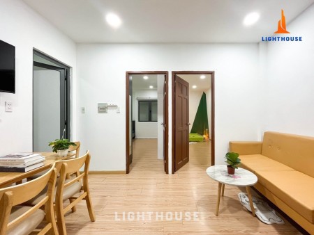 Cho thuê căn hộ 2PN full nội thất hiện đại, máy giặt riêng thoáng mát, view cực chill Yên Thế,Tân Bì, 55m2