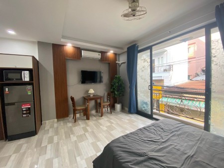 Trống sẵn studio rộng thoáng như hình, full nội thất ban công Nguyễn Đình Khơi-Tân Bình, 45m2
