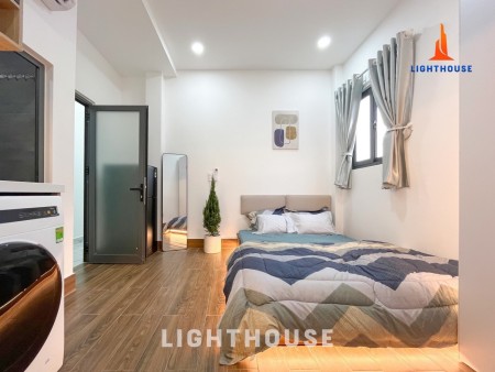 Trống sẵn studio full nội thất, máy giặt riêng thiết kế hiện đại, cửa sổ Tân Bình, 35m2