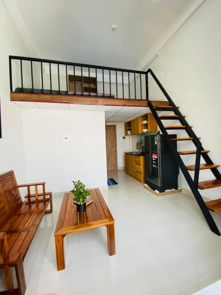 DUPLEX đầy đủ nội thất gần ngay cầu Phú Mỹ. Giá sinh viên, 27m2