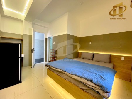Cho thuê căn hộ 1pn tách bếp cửa sổ rộng thoáng mát nằm ngay trung tâm quận 7, gần lotte, tdtu,..., 35m2