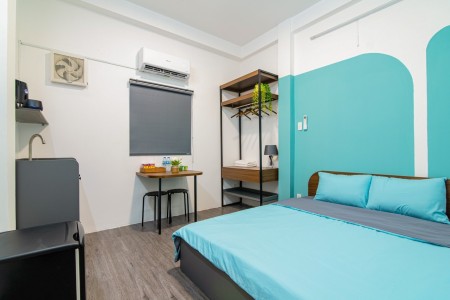 Cho thuê căn hộ quận 1, đầy đủ nội thất , cầu ông lãnh, 30m2