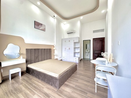 Căn hộ studio full nội thất 1pn 1pk bancon rộng rãi Tân Kiểng q7 gần lotte, sc vivo, cầu kênh tẻ q4, 30m2