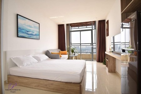 Căn hộ ban công 35m2 view thành phố gần Quận 4, trung tâm, 35m2