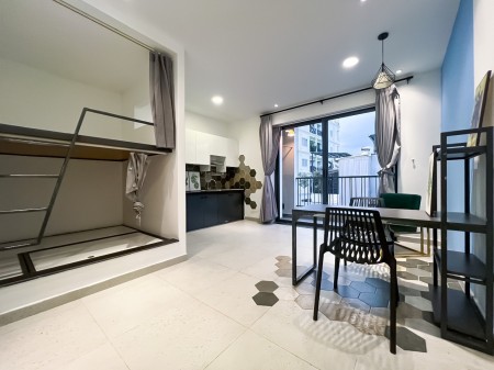 căn hộ quận 1, thang máy, full nội thất, vòng xoay điện biên phủ new 100%, 30m2