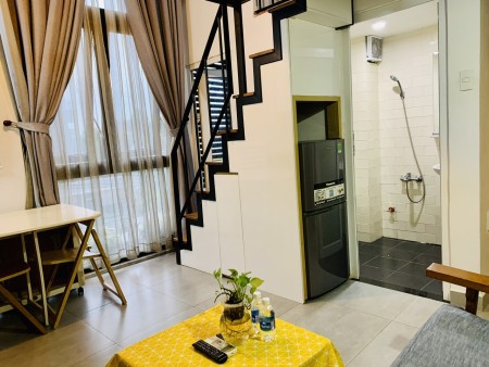 Duplex máy giặt riêng gác cao ngay sát chợ Lý Phục Man, kcx Tân Thuận q7, 35m2
