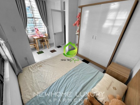 Cho thuê căn hộ 1PN có cửa sổ thoáng mát Quận 4 gần cầu Kênh Tẻ, gần cầu Ông Lãnh, 35m2