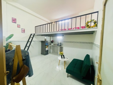 Phòng cho thuê gác cao, thoáng, rộng, ngay đường Trương Công Định - Trường Chinh - Tân Bình, 30m2