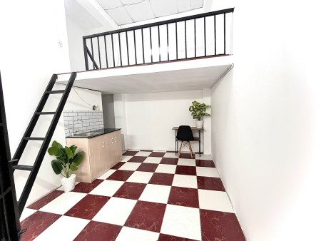 Phòng trọ có gác gần ngã tư bảy hiền Tân Bình, 30m2