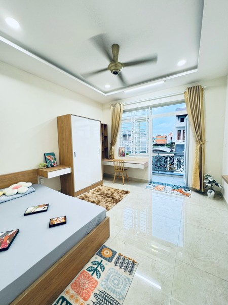 Cho thuê phòng có ban công tại P.6 Tân Bình gần ngã tư Bảy Hiền, 35m2