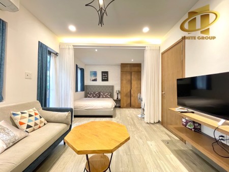 CHO THUÊ CĂN HỘ 1PN FULL NT SÂN VƯỜN NGAY PHÚ MỸ HƯNG Q7, 50m2