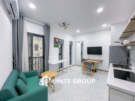 Trống sẵn 1PN full nội thất, Ban công, Quận 3, gần Công viên Lê Văn Tám, gần Chợ Tân Định, 45m2