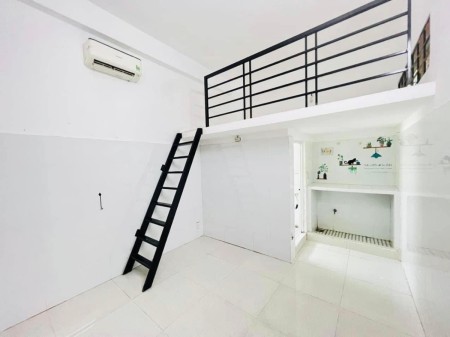 Phòng trọ duplex cho thuê ntcb gần sân bay, cửa sổ thoáng, phòng rộng không giới hạn người ở, 25m2