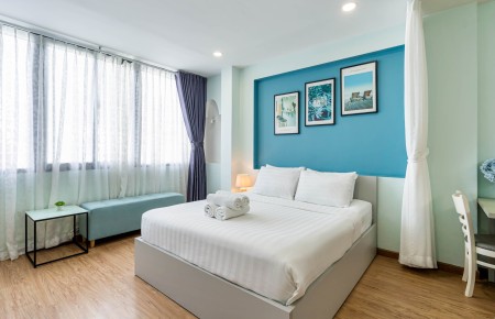 Cho thuê studio cửa sổ thoáng Quận 1 ngay Nguyễn Trãi, gần Cống Quỳnh, 35m2