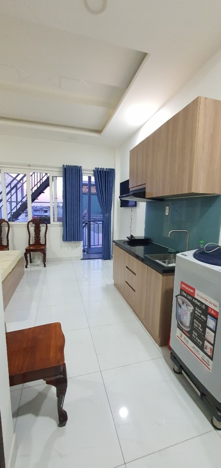 Căn hộ studio full nội thất cửa sổ thoáng mát kdc bông sao Q8 gần Lotte, 60m2