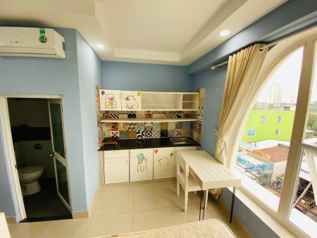 STUDIO CỬA SỔ LỚN ĐẦY ĐỦ NỘI THẤT NGAY ĐH TÔN ĐỨC THẮNG, ĐH RMIT, LOTTE, PHÚ MỸ HƯNG, 30m2