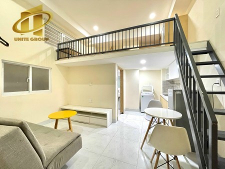 Duplex gác cao 2m ở Lê Văn Lương Q7, 30m2