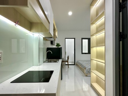 Cho thuê căn hộ studio giếng trời quận 10, nội thất cao cấp, 35m2