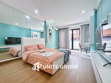 Đập Hộp Căn Hộ Cao Cấp 1 Phòng Ngủ Mới Toanh Với Ban Công Siêu Rộng Gần Phố Ẩm Thực Phan Xích Long, 50m2