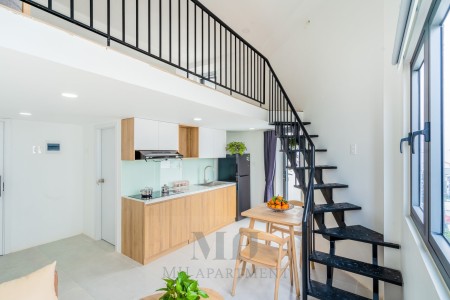 Hệ thống căn hộ duplex, studio bancon full nội thất Trần Xuân Soạn Q7 gần lotte, đh tdtu, 35m2