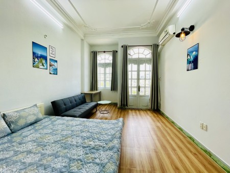 CHO THUÊ CĂN HỘ FULL NỘI THẤT 1 PHÒNG NGỦ RIÊNG Ở CV HOÀNG VĂN THỤ TÂN BÌNH, 45m2