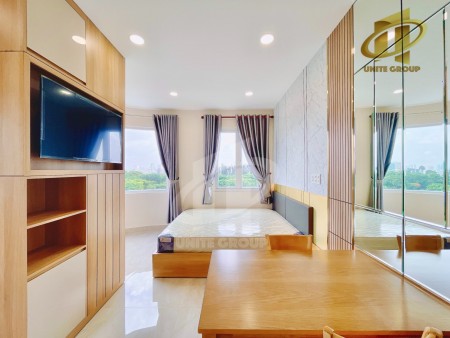 TRỐNG SẴN STUDIO NHIỀU CỬA SỔ ĐẦY ĐỦ NỘI THẤT DỌN VÀO Ở LIỀN GẦN Q7, Q8, Q4, Q1, 40m2