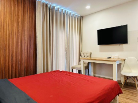 Cho thuê căn hộ 1PN 1PK cửa sổ lớn gần Lăng Cha Cả - Lê Văn Sỹ - CV Hoàng Văn Thụ, 35m2