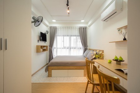 Ra mắt CHDV cửa sổ thoáng Quận 10 ngay CMT8 gần bệnh viện Y học Cổ Truyền, 25m2