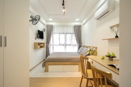 Trống sẵn Studio full nội thất, cửa sổ, Quận 3, gần Bệnh viện Đa Khoa Mắt, 30m2