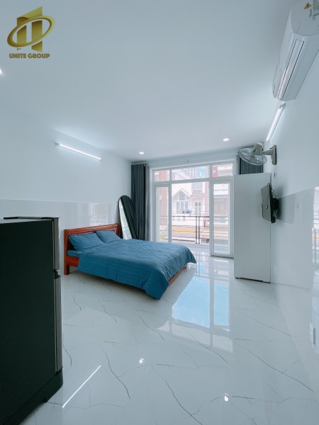 CHDV STUDIO BAN CONG, CỬA SỔ FULL NỘI THẤT TÂN QUY Q7 SÁT LOTTE MART, ĐH TDTU, ĐH RMIT, 30m2