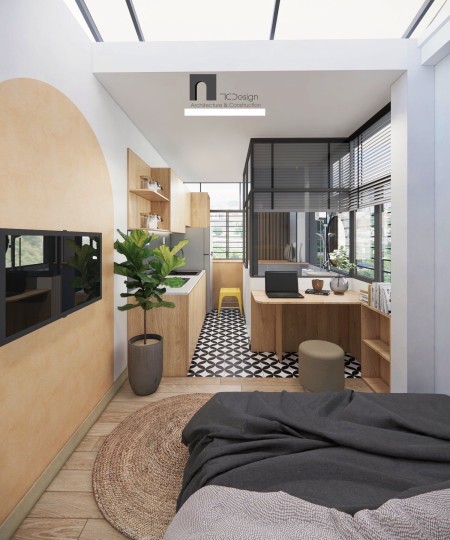 ChO Thuê CĂn Hộ STUDIO Cửa Sổ TÂN QUY Q7 GÂN LOTTE, 25m2