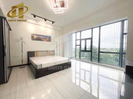 STUDIO 60M2 HOÀNG QUỐC VIỆT Q7 - FULL NT -Cửa sổ ban công Phòng Full nội thất cao cấp, 60m2
